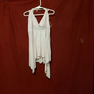 VINTAGE EXTREME GREECE ASYMETRICAL HALTER TOP/SM/NWOT